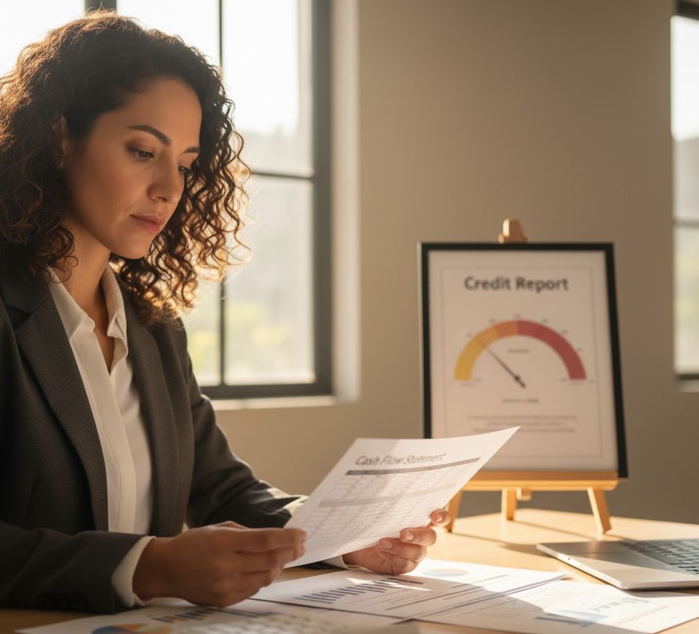 Small business owner with low credit score qualifying for business funding